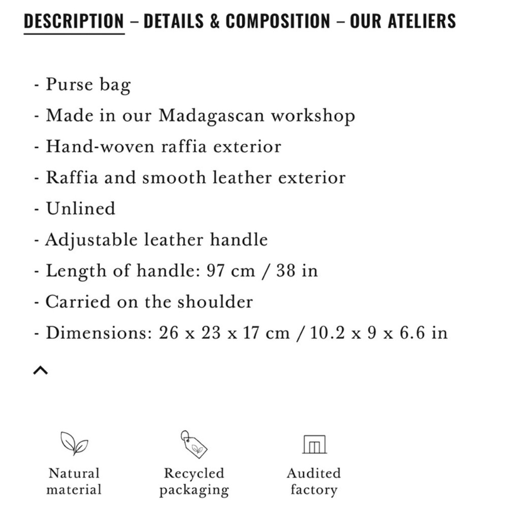 Sezane Raffia Farrow Daisy Embroidered Bag - Picture 12 of 12